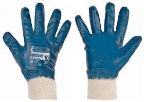 Pracovn rukavice  ERVA ROLLER - nplet - velikost 10