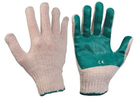 Pracovn rukavice  ERVA SCOTER zelen - velikost 7