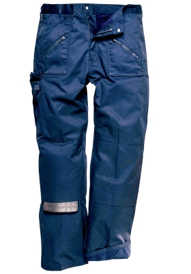 Zimn pracovn kalhoty do pasu PORTWEST C387 ACTION - navy