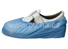 Nvleky na boty - PE jednorzov modr 15x41cm (100 ks)