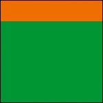 středně zelená / oranžová