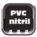 Obuv m podeev ze smsi PVC a nitrilu, kter je mkk a m vborn protiskluzov vlastnosti.