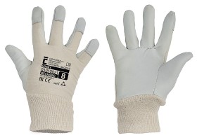 Pracovn rukavice HOBBY kombinovan - velikost 8