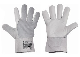 Pracovn rukavice STILT E-1/07LI celokoen - velikost 10