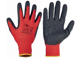 Pracovn rukavice FF HORNBILL LIGHT bezev pleten z polyesteru men v latexu