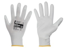 Pracovní rukavice CERVA BUNTING - bílé