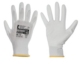 Pracovní rukavice CERVA BUNTING Evolution - bílé