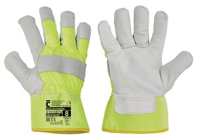 Zimn pracovn rukavice ERVA CURLEW Hi-Vis - velikost 10"