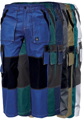 Montérkové kalhoty do pasu ČERVA MAX SUMMER 220 - bavlna