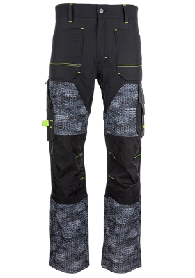 Pracovn kalhoty do pasu BENNON PREDATOR stretchov 290 - ern/ed