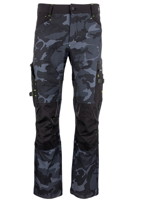 Maskov softshellov kalhoty BENNON CAMOS stretchov 300 - edo/ern