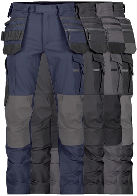Montérkové kalhoty do pasu DASSY MATRIX STRETCH - 210 - upravená délka