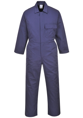 Pracovn kombinza PORTWEST C802 STANDARD s krytou pedn st 245 - navy