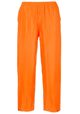 Kalhoty do deště PORTWEST S441 CLASSIC lehké voděodolné s lepenými švy 210 - oranžová