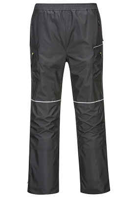 Kalhoty do deště PORTWEST T604 PW3 kapsy na kolenní chrániče a cargo kapsy 190 - černá