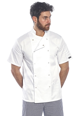 Rondon PORTWEST C733 Cumbria Chefs s krátkým rukávem - bílý