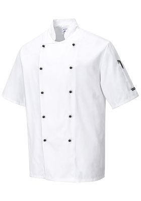 Rondon PORTWEST C734 Kent Chefs s krátkým rukávem - bílý