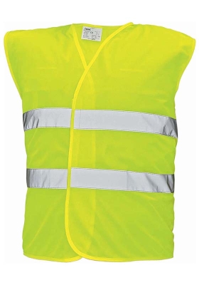 Reflexn vesta LYNX Hi-Vis UNI s dvma pruhy - lut