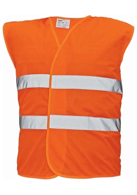 Reflexní vesta LYNX Hi-Vis UNI s dvěma pruhy - oranžová