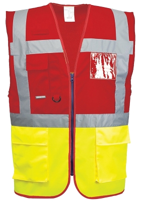 Reflexní vesta PORTWEST C276 Hi-Vis PARIS EXECUTIVE - žlutá/červená