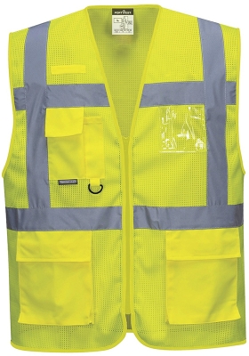 Reflexn vesta PORTWEST C376 Hi-Vis ATHENS EXECUTIVE sovan - lut