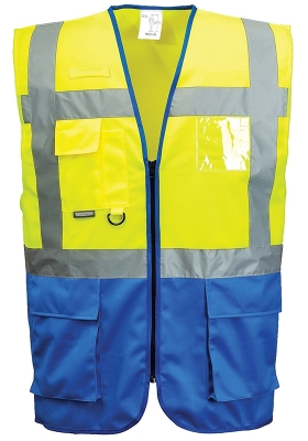 Reflexn vesta PORTWEST C476 Hi-Vis WARSAW EXECUTIVE - lut/royal