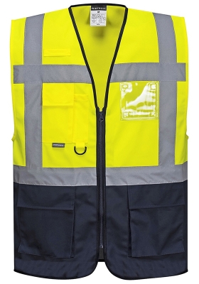 Reflexn vesta PORTWEST C476 Hi-Vis WARSAW EXECUTIVE - lut/navy