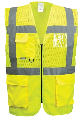 Reflexn vesta PORTWEST C496 Hi-Vis MADRID EXECUTIVE sovan - lut