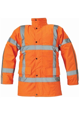 Reflexn bunda SEFTON RWS Hi-Vis nepromokav - oranov