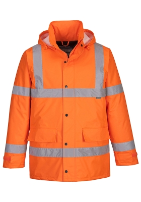 Reflexn bunda PORTWEST S460 Hi-Vis TRAFFIC do det - oranov