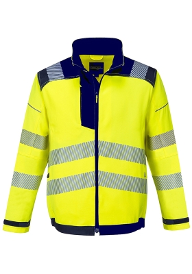 Reflexn bunda PORTWEST T500 HiVis PW3 - lut/navy