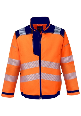 Reflexn bunda PORTWEST T500 HiVis PW3 - oranov/navy