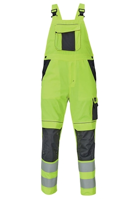 Reflexn kalhoty s laclem MAX VIVO Hi-Vis 250 - lut/ern