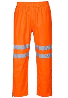 Reflexn kalhoty do pasu PORTWEST RT61 Hi-Vis nepromokav prodyn - oranov