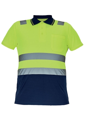 Reflexn polokoile CADIZ Hi-Vis s kapsou 160 - lut/navy