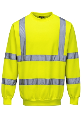 Reflexn mikina PORTWEST B303 Hi-Vis s nplety 300 - lut