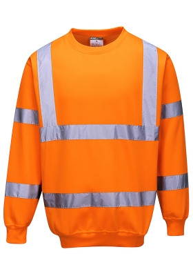 Reflexn mikina PORTWEST B303 Hi-Vis s nplety 300 - oranov