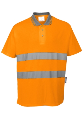 Reflexn polokoile PORTWEST S171 Hi-Vis COTTON COMFORT 175 - oranov