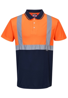 Reflexn polokoile PORTWEST S479 Hi-Vis TWO-TONE prodyn 175 - oranov/navy