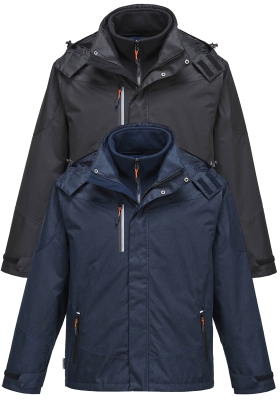 Zimn� pracovn� bunda PORTWEST S553 RADIAL 3v1 s odn�matelnou pod��vkou