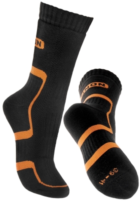 Pracovní a trekové funkční ponožky BENNON TREK - černá/oranžová