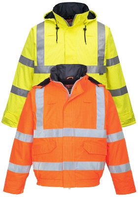 Neholav bunda bomber PORTWEST S773 Hi-Vis BIZFLAME  vododoln antistatick