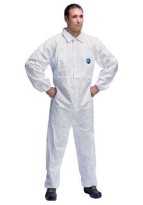 Lehk kombinza DuPont TYVEK 500 Industry typ 5/6 antistatick bez kapuce - bl