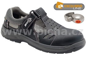 Pracovní obuv PRABOS RICHARD sandály O1 - černé