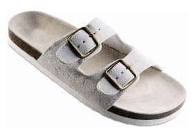 Pantofle korkové PUDU pánské - bílé