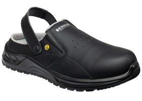 Pracovn obuv BENNON BNN BLACK Slipper SB SRC ESD E A - bezpenostn pantofle s pskem