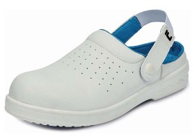 Pracovní obuv RAVEN WHITE SB SRC - bezpečnostní pantofle