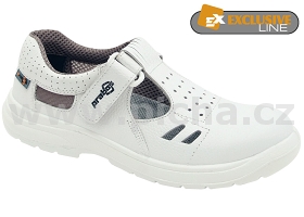 Pracovní obuv PRABOS RICHARD sandály O1 - bílé