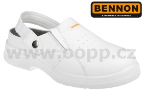 Pracovní obuv BENNON BNN WHITE OB SLIPPER SRC sandály - bílé