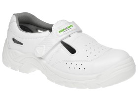 Pracovní obuv ADAMANT ADM WHITE S1 SRC sandály - bílé